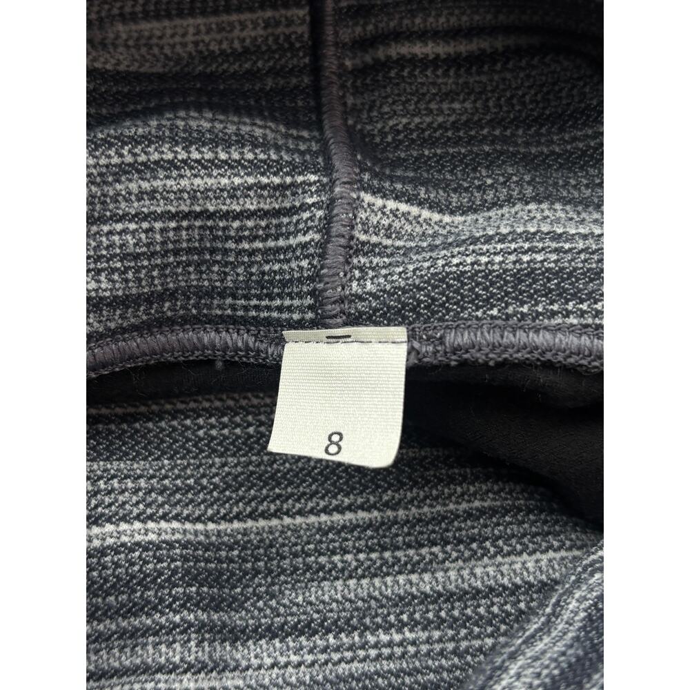 LULULEMON Melodic Movement Long Sleeve Size 8 Mini Space Dye Herringbone Heather - Picture 6 of 8